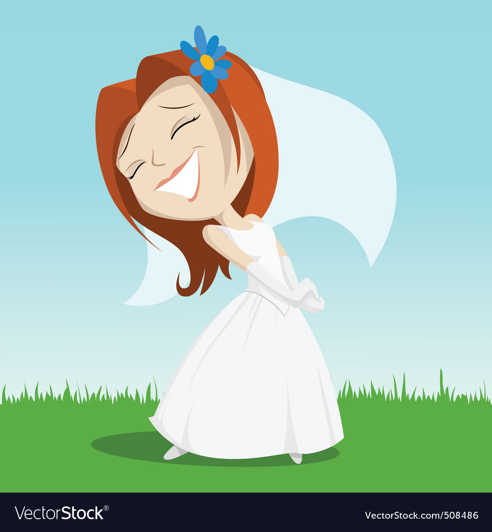 happy bride