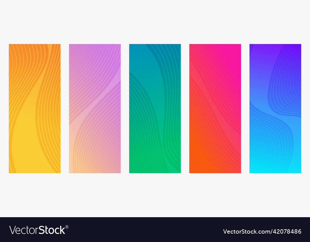 Modern colorful gradient background with wave vector image Modern colorful gradient background with wave