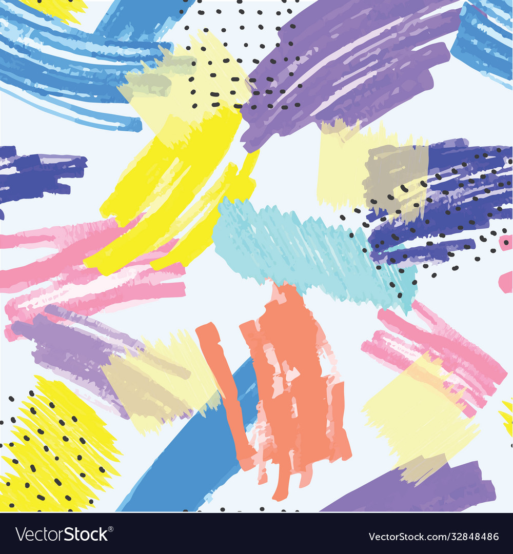 Seamless abstract pattern background with marker