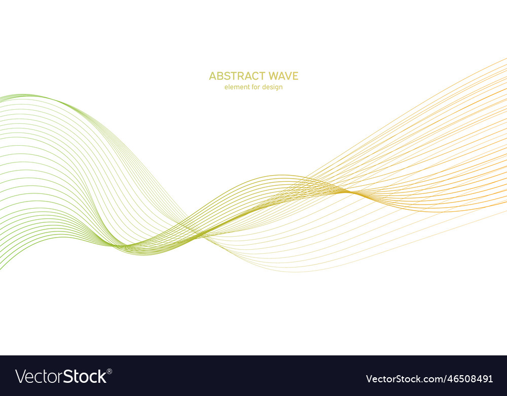 Abstract colorful wave element for design digital vector image Abstract colorful wave element for design digital