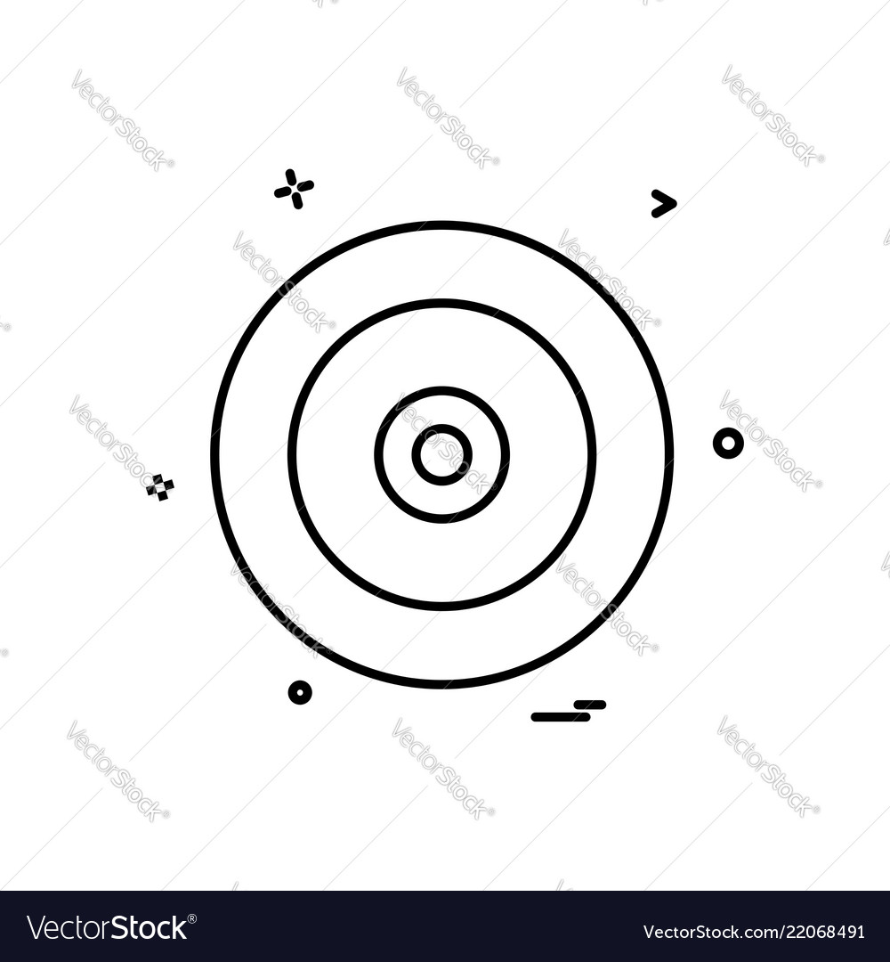 Disk icon design vector image Disk icon design