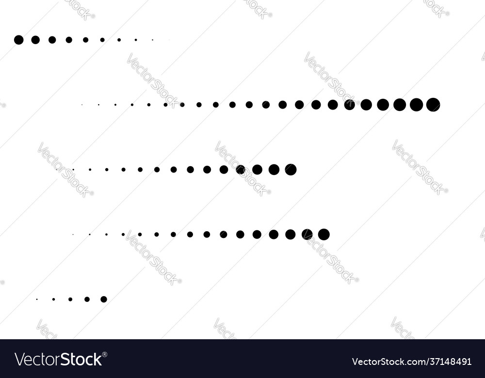 Dot circles dotted lines abstract design element vector image Dot circles dotted lines abstract design element