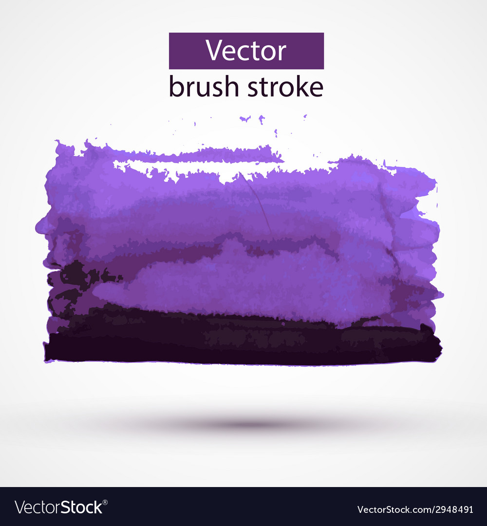 Paint stroke design element
