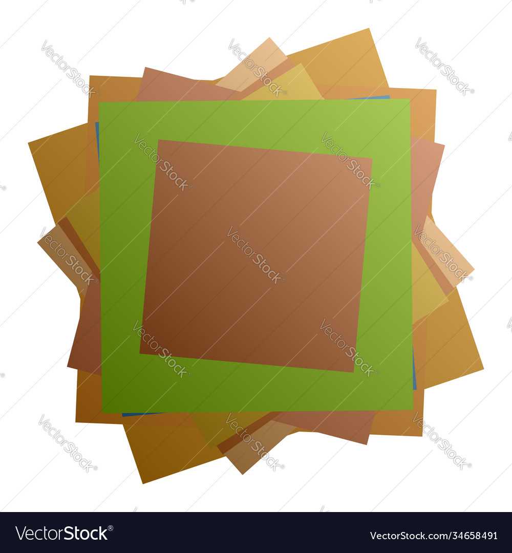 Random rotated overlapping chaotic squares Vector Image Random rotated overlapping chaotic squares