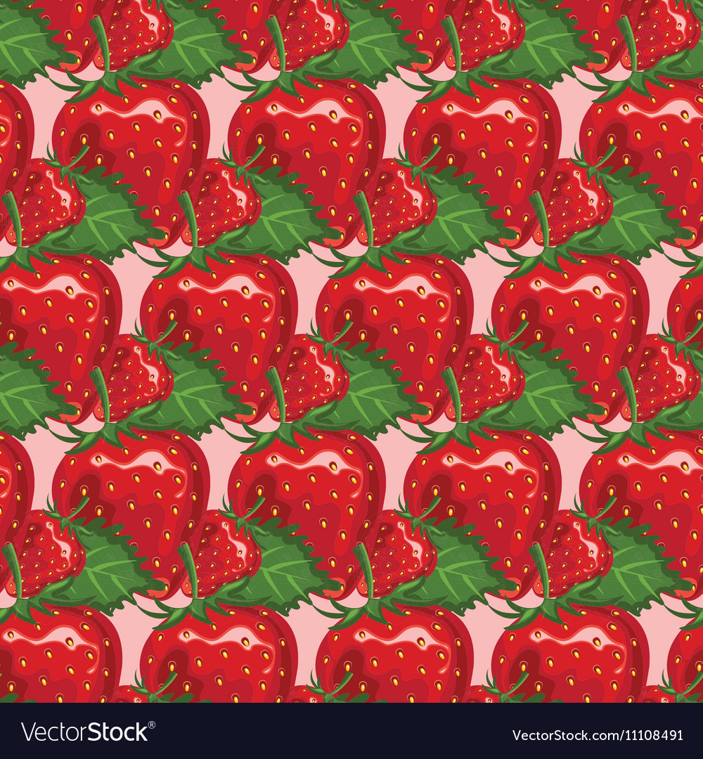Strawberry patterned background