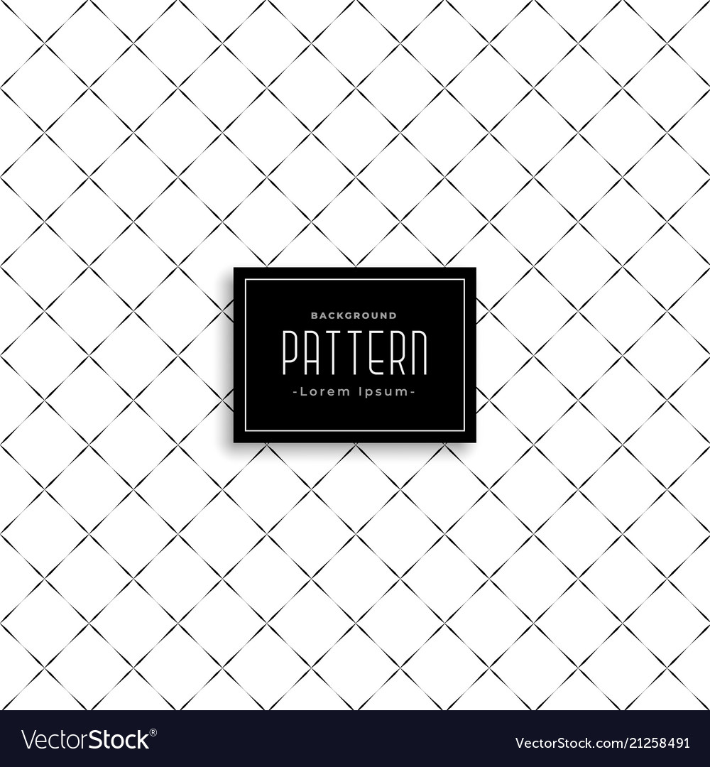 Subtle clean cross pattern design