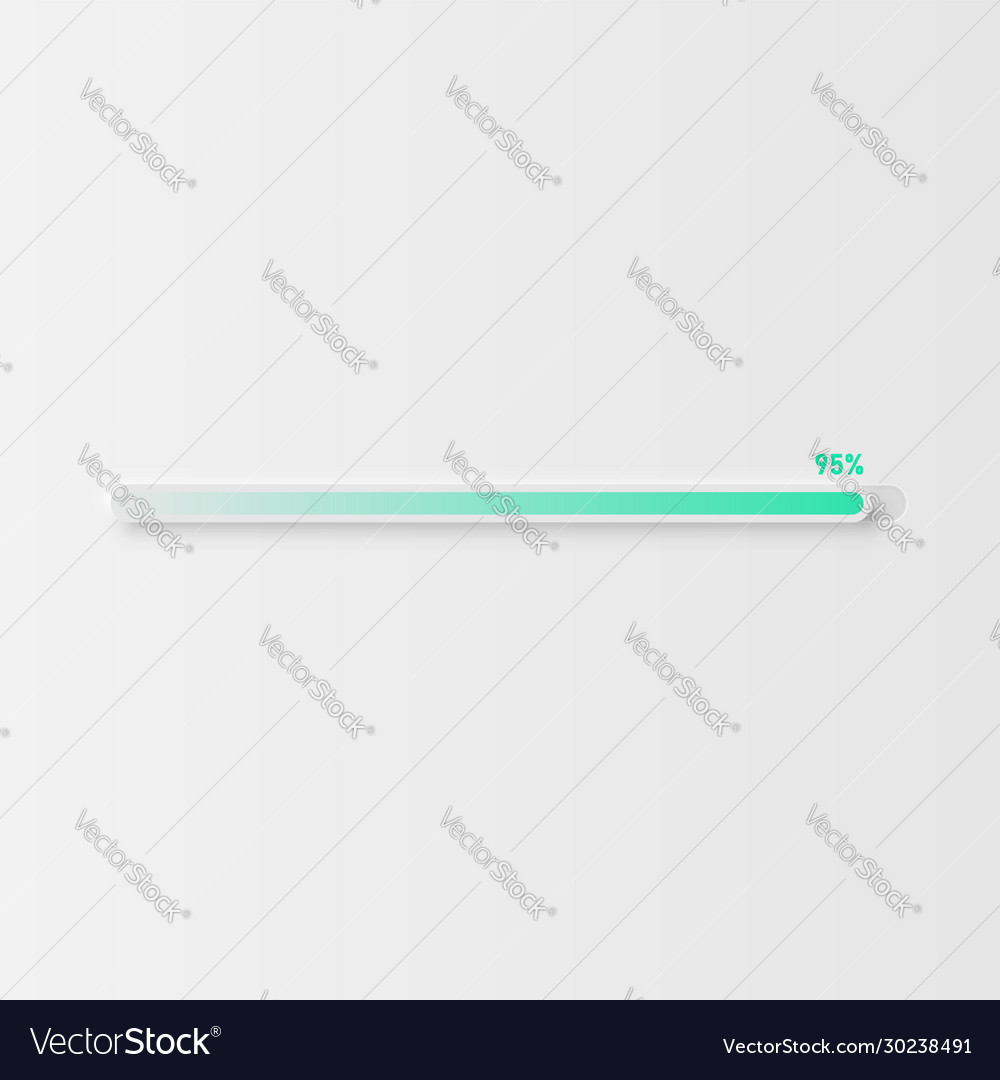 Very high detailed white user interface loading Vector Image