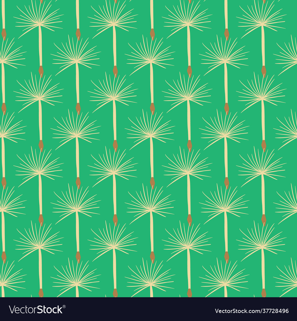 Abstract botanic seamless pattern with light vector image Abstract botanic seamless pattern with light