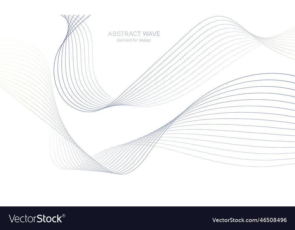 Abstract colorful wave element for design digital vector image Abstract colorful wave element for design digital