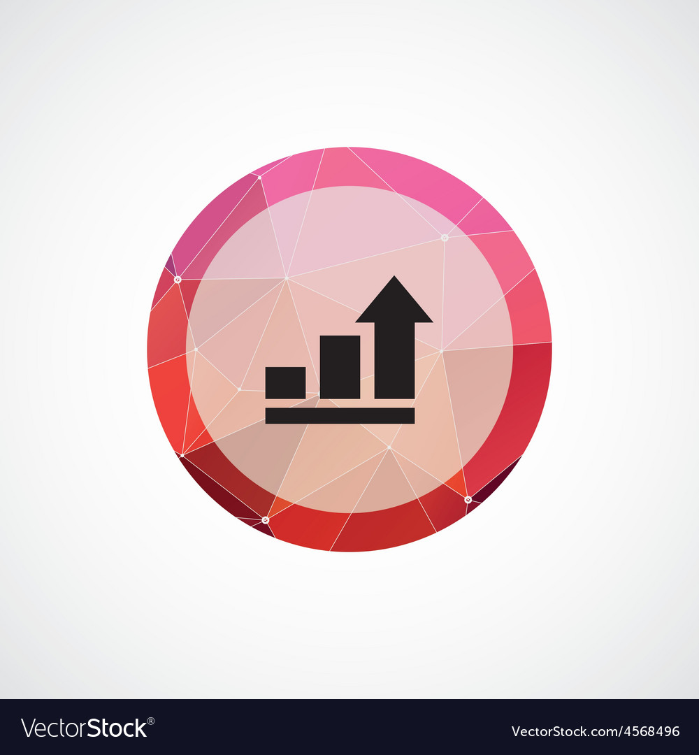 Business diagram chart circle pink triangle Vector Image