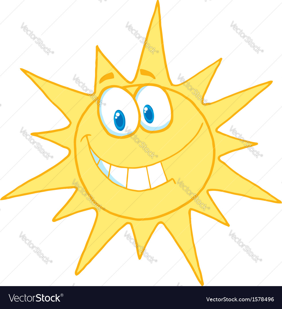 Cartoon sun