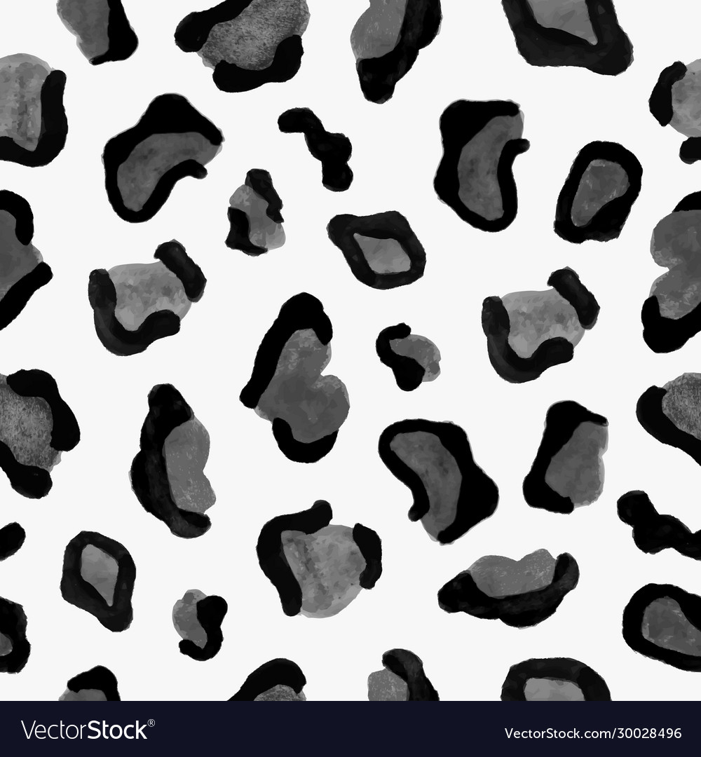 Cute seamless pattern with black and white Vector Image