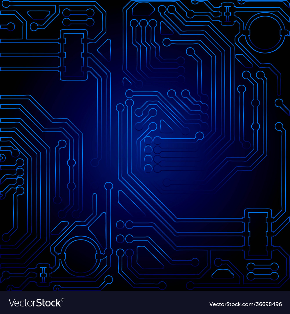 High tech technology geometric and connection