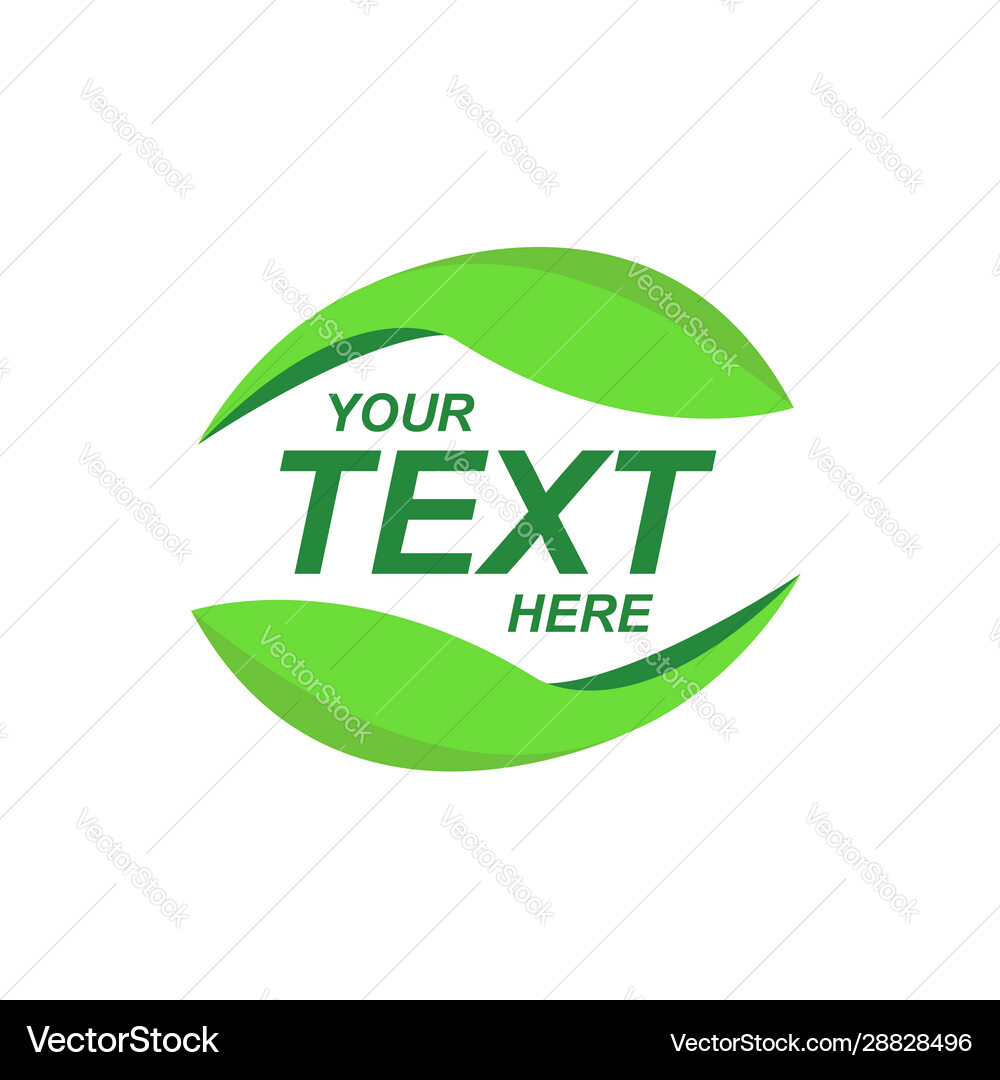 Leaf logo Royalty Free Vector Image - VectorStock