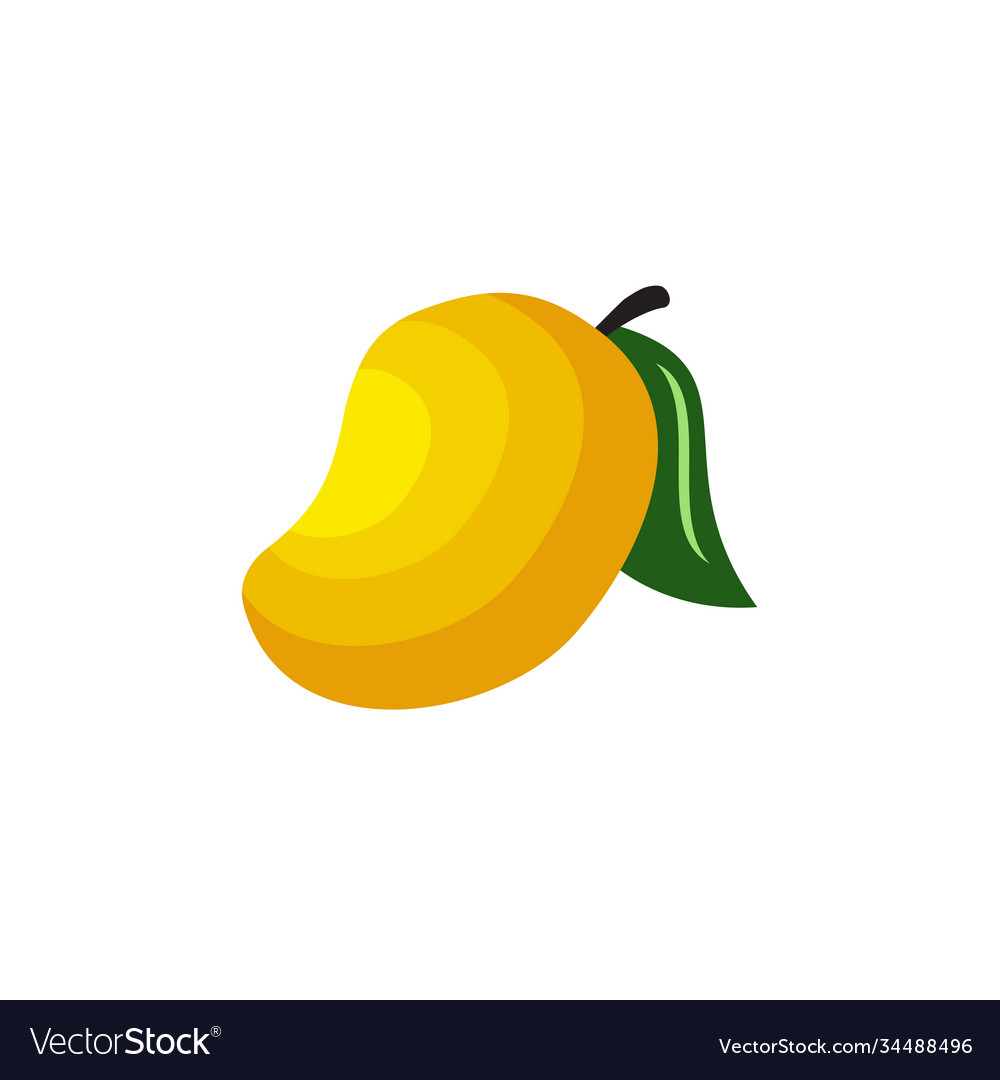 Mango fruit logo design template