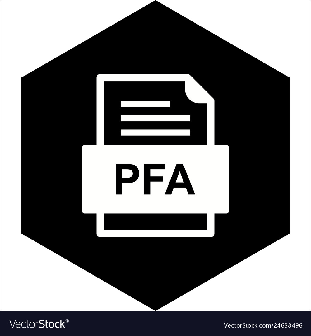 Pfa file document icon