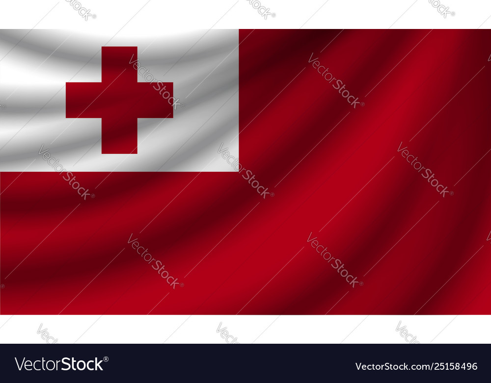 Realistic flag Royalty Free Vector Image - VectorStock