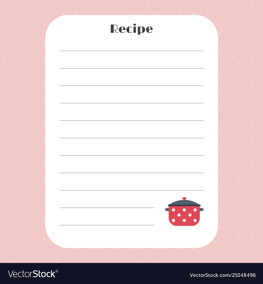 restaurant recipe card templates for microsoft word