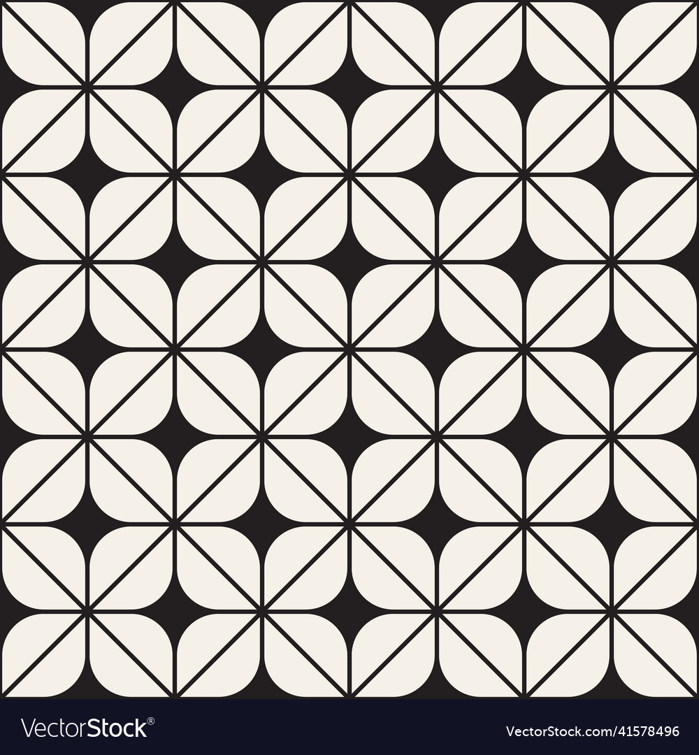 Seamless pattern repeating geometric elements