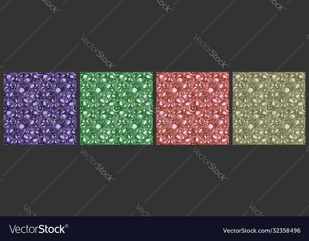 Set seamless pattern without a mask abstract