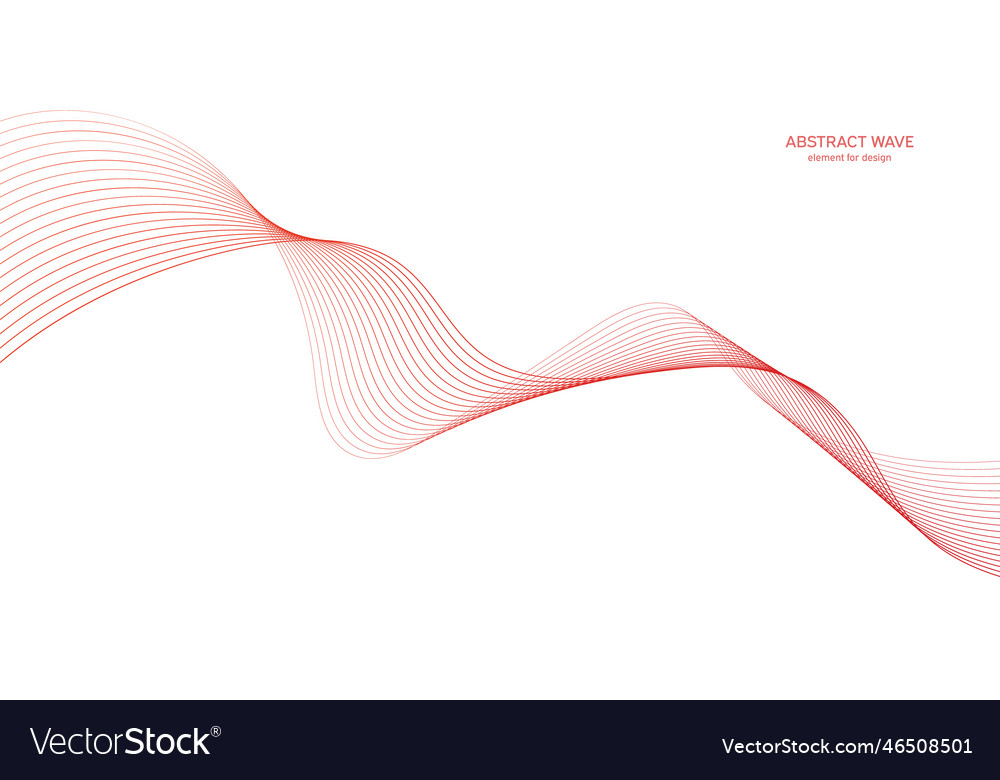 Abstract colorful wave element for design digital vector image Abstract colorful wave element for design digital
