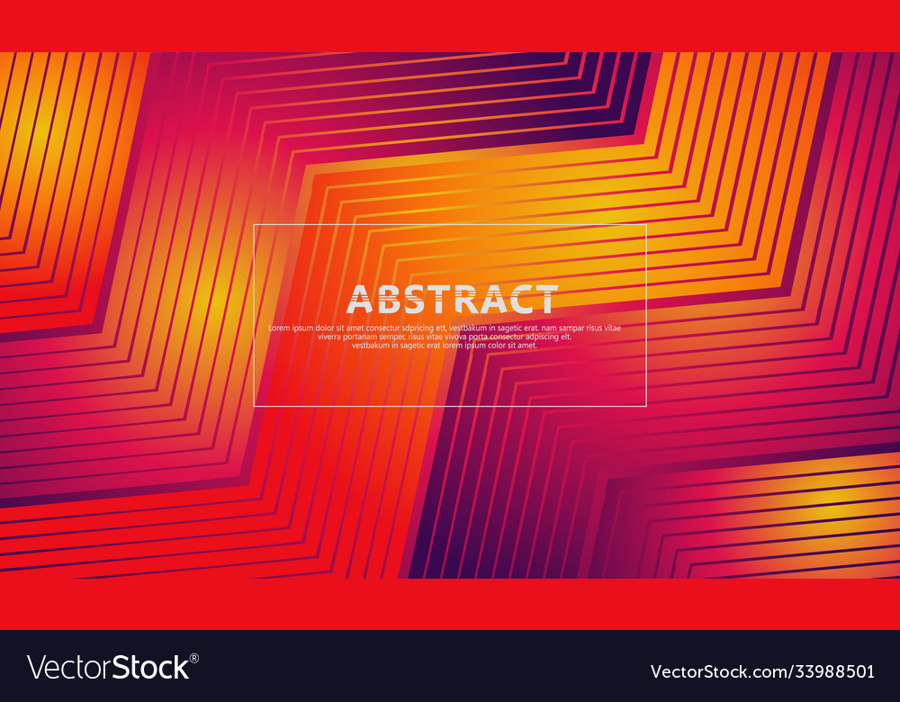 Abstract lines on triangle shape background