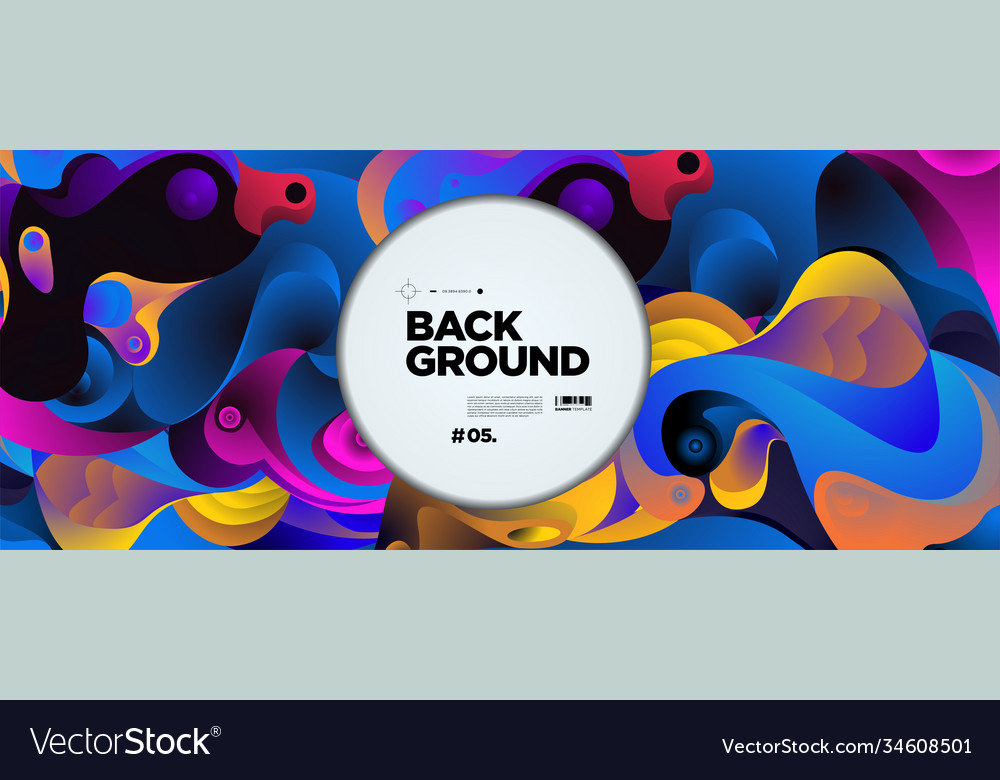 Abstract liquid shape fluid design isolated Vector Image Abstract liquid shape fluid design isolated