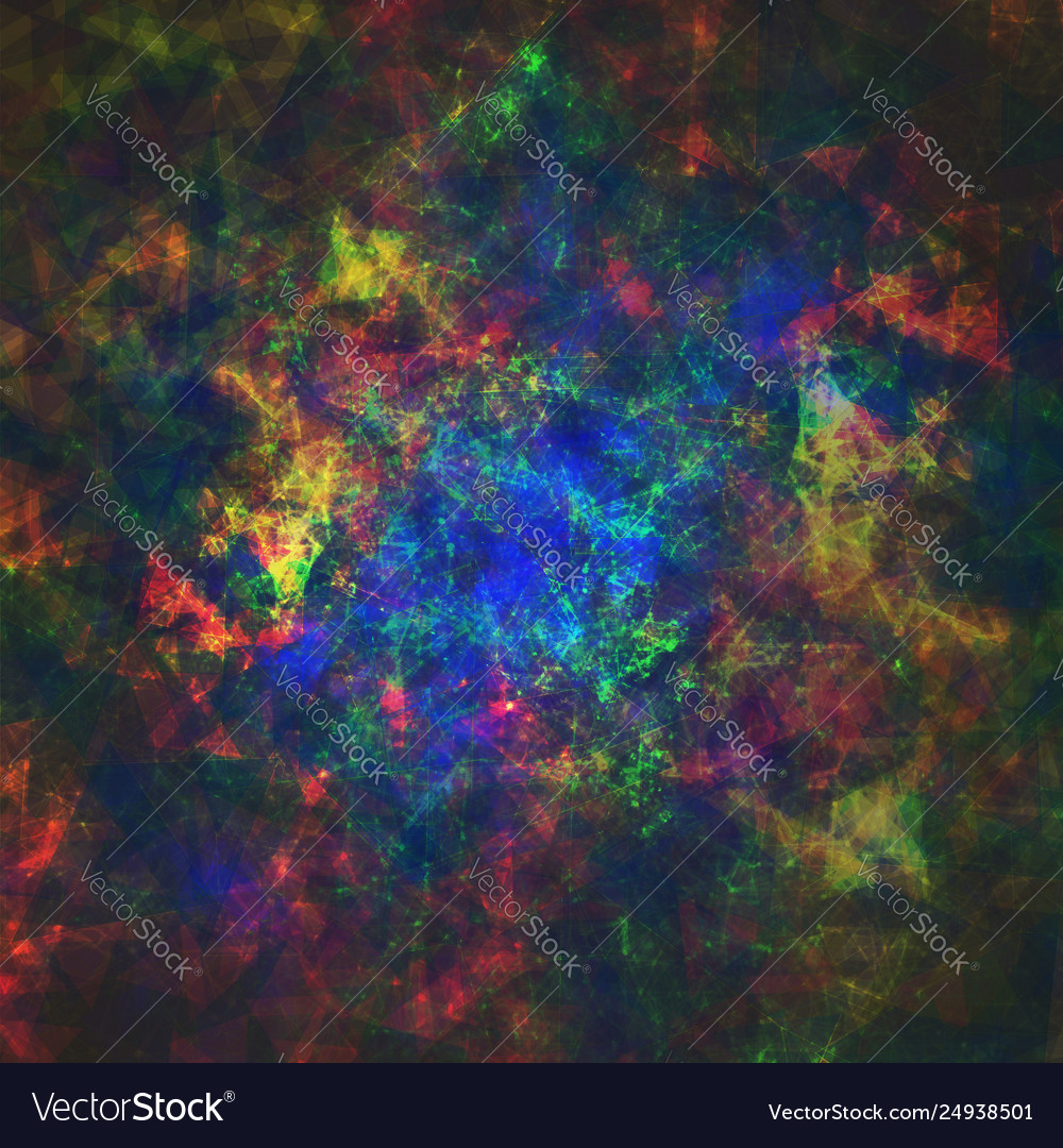 Abstract polygonal colorful background vector image Abstract polygonal colorful background