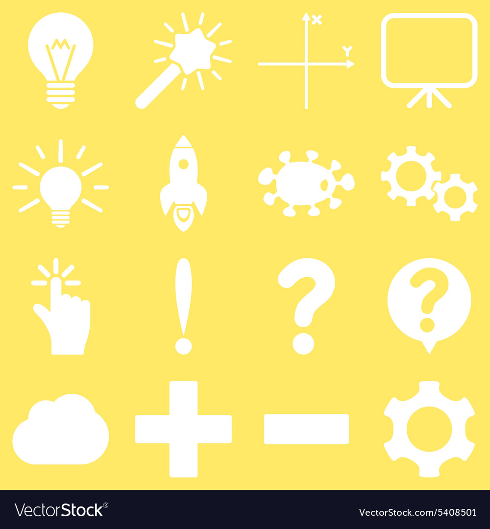 Basic science and knowledge icons