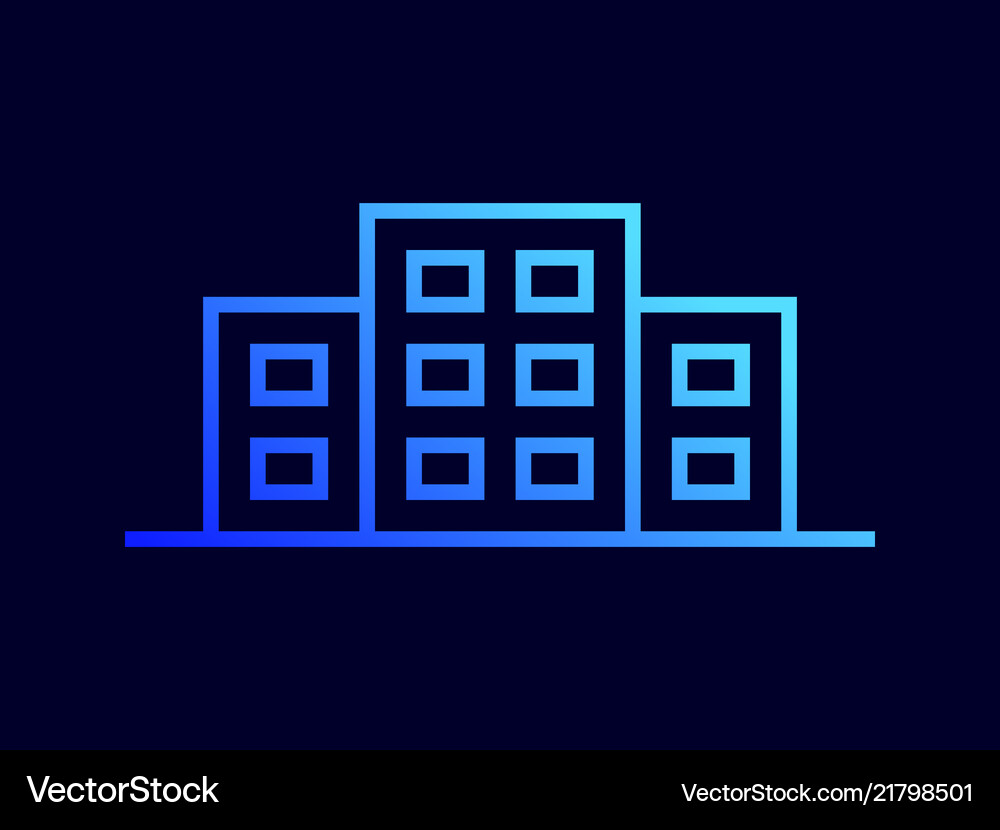 Building icon Royalty Free Vector Image - VectorStock