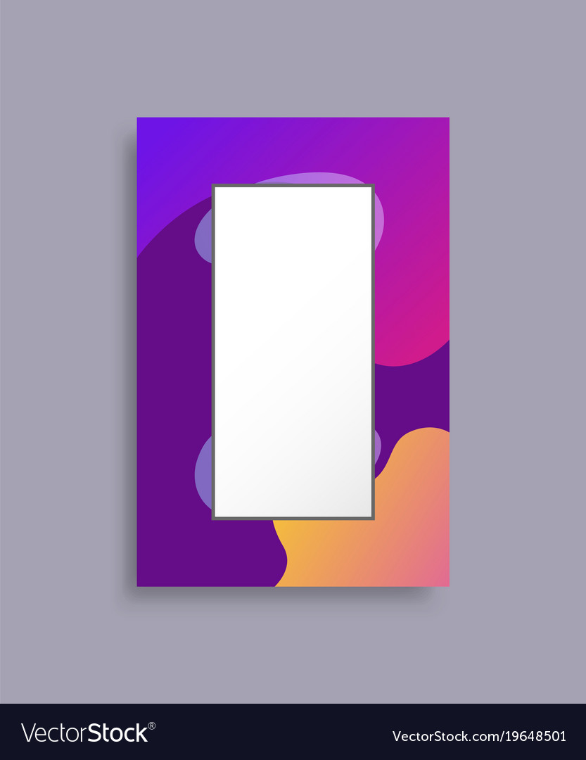 Frame banner with abstract background place text