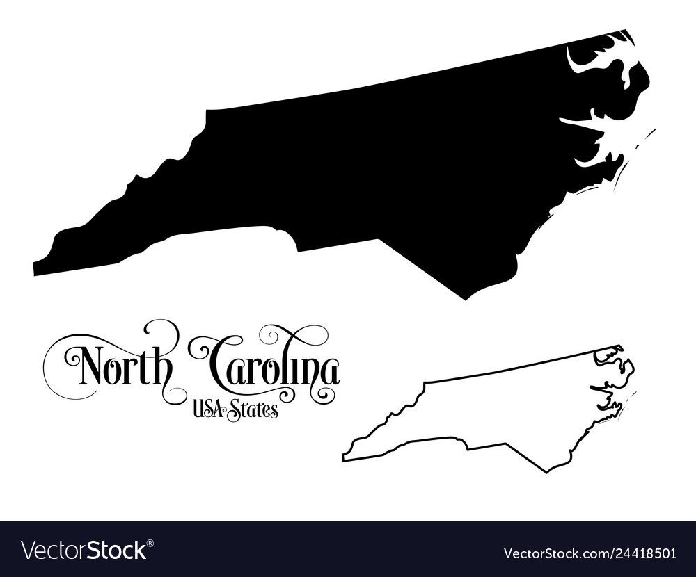 Map of the united states america usa state vector image Map of the united states america usa state