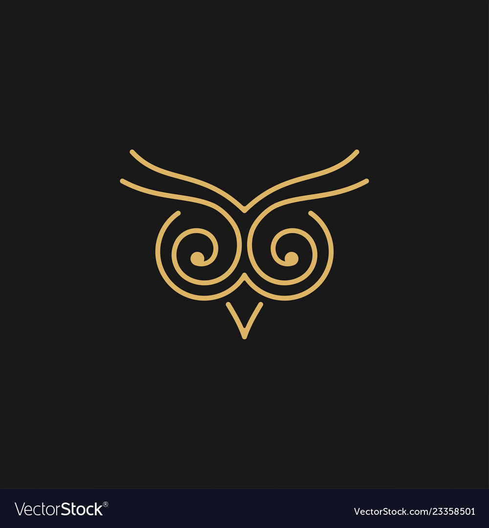 Owl symbol image Royalty Free Vector Image - VectorStock