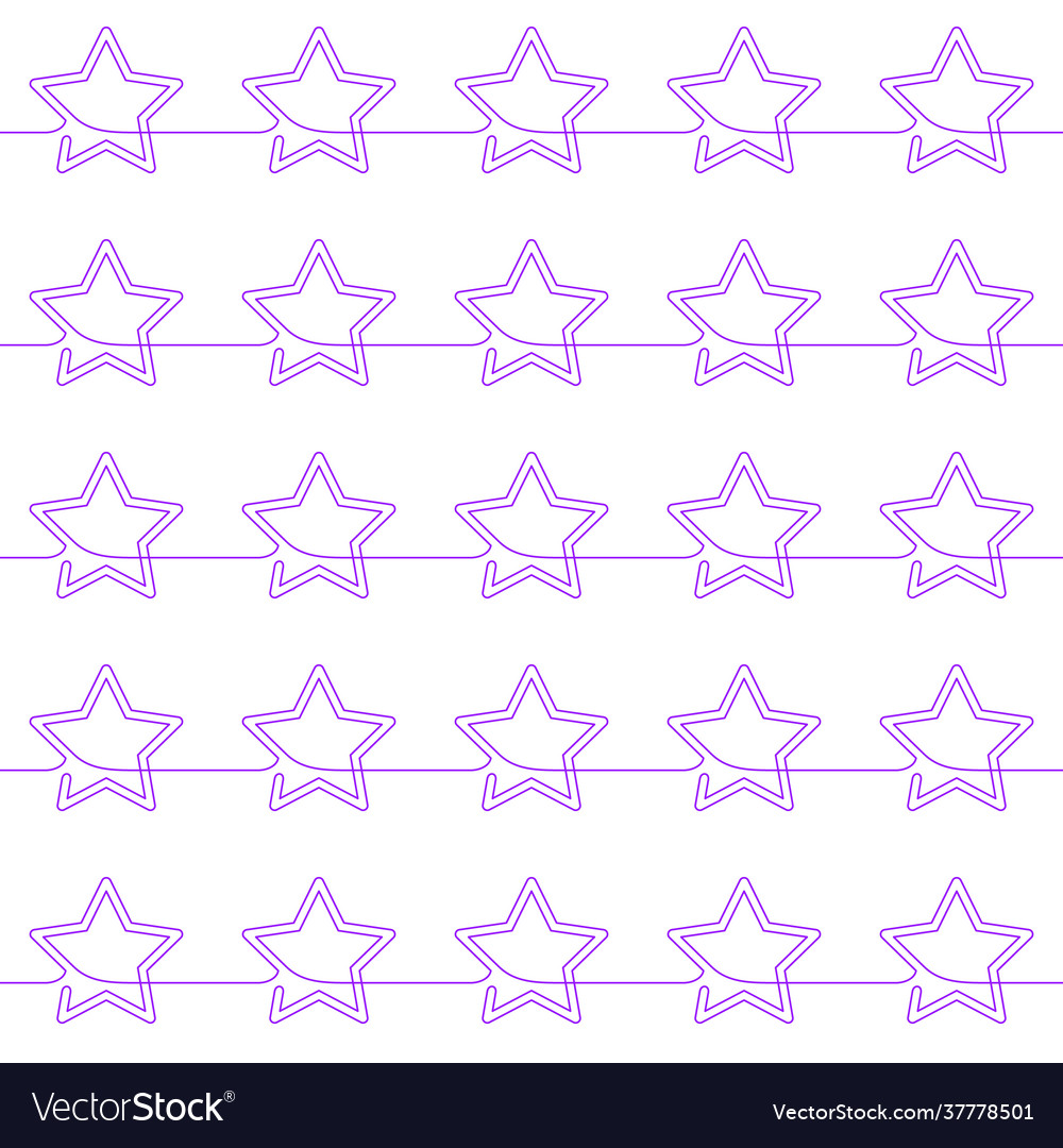 Seamless pattern made continuous line drawing