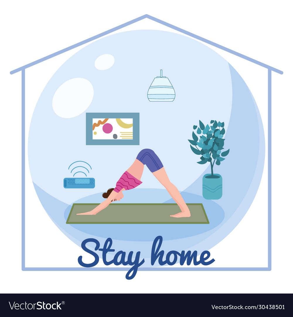 Stay home awareness quarantine consent banner self