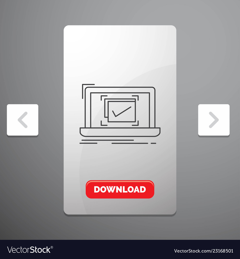 System monitoring checklist good ok line icon