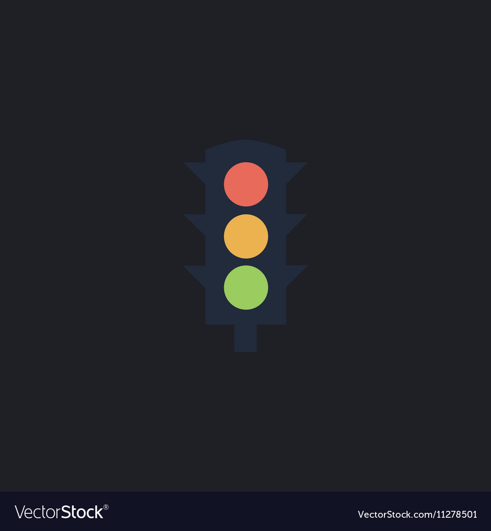 Traffic lights computer symbol