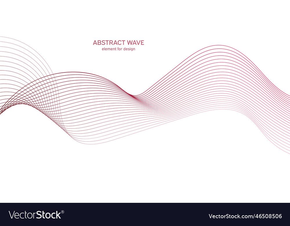 Abstract colorful wave element for design digital vector image Abstract colorful wave element for design digital