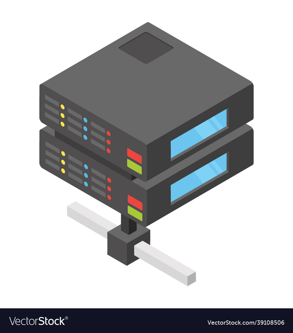Data server Royalty Free Vector Image - VectorStock