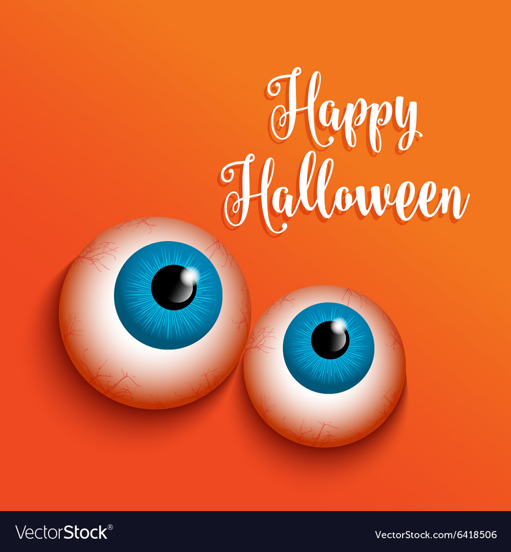 Happy halloween background 2409 Royalty Free Vector Image