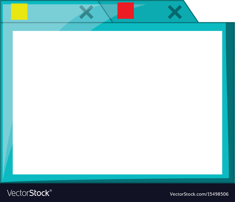 Isolated simple browser window