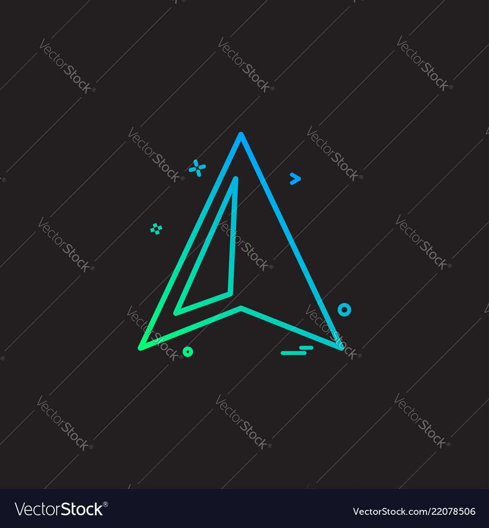 Map location mobile navagation icon design