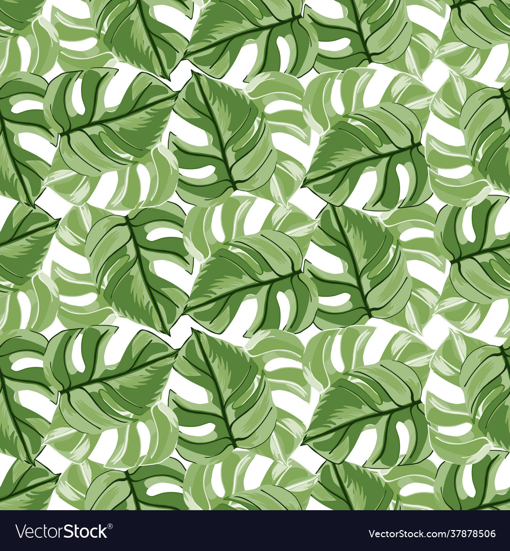 Scrapbook seamless pattern with random green vector image Scrapbook seamless pattern with random green