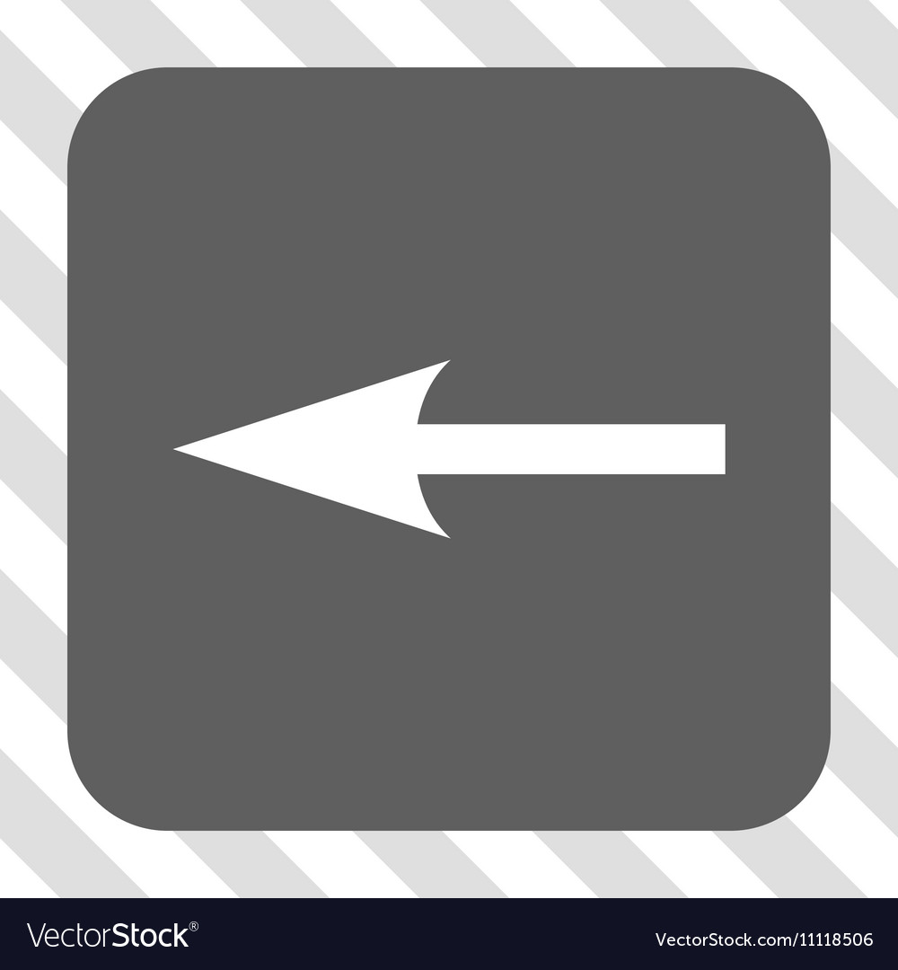 Sharp arrow left rounded square button