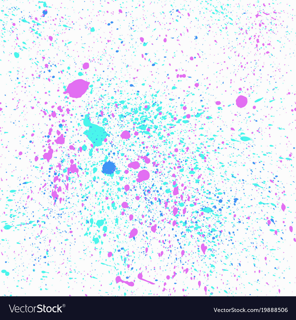 Trendy seamless pattern with brush strokes