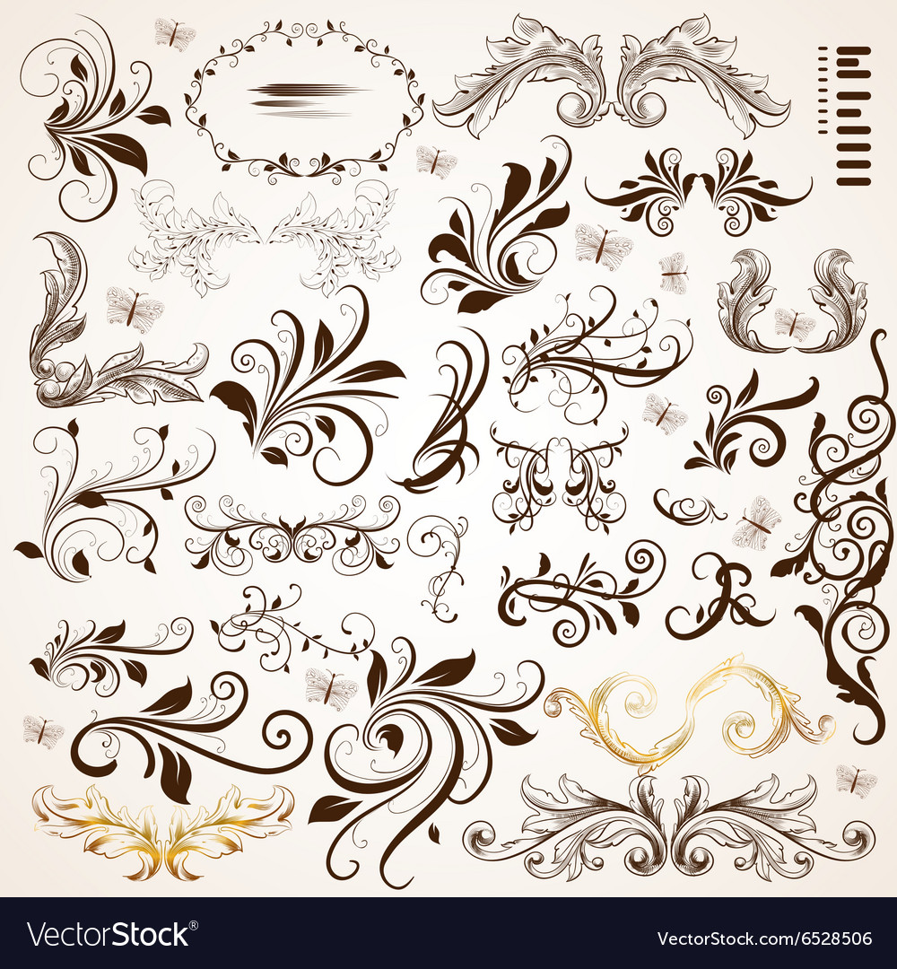 Vintage calligraphic design