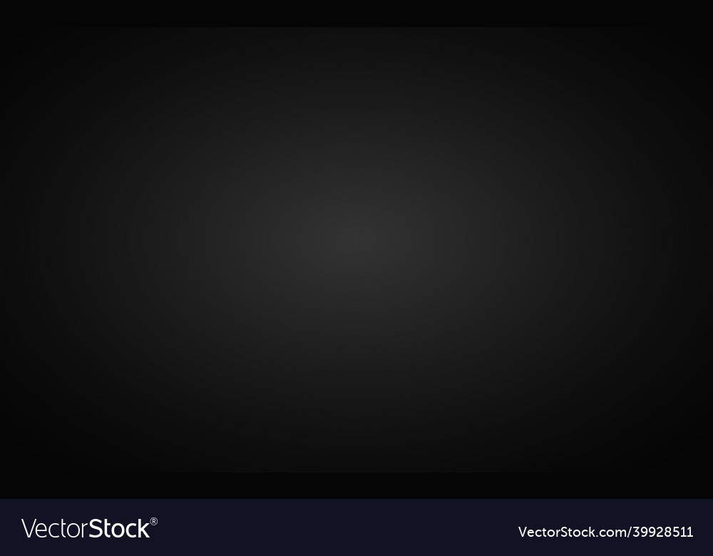 Black abstract background elliptical gradient vector image Black abstract background elliptical gradient
