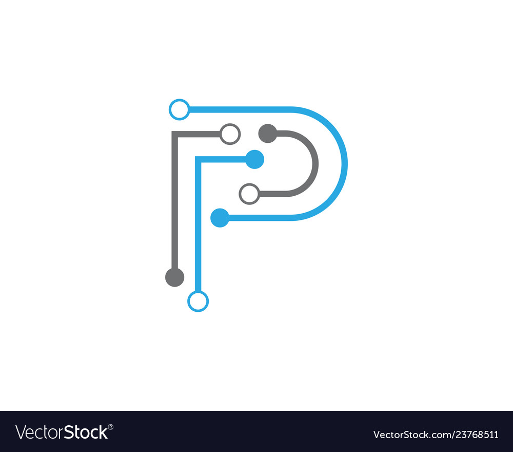 Circuit Logo Template Royalty Free Vector Image 7609