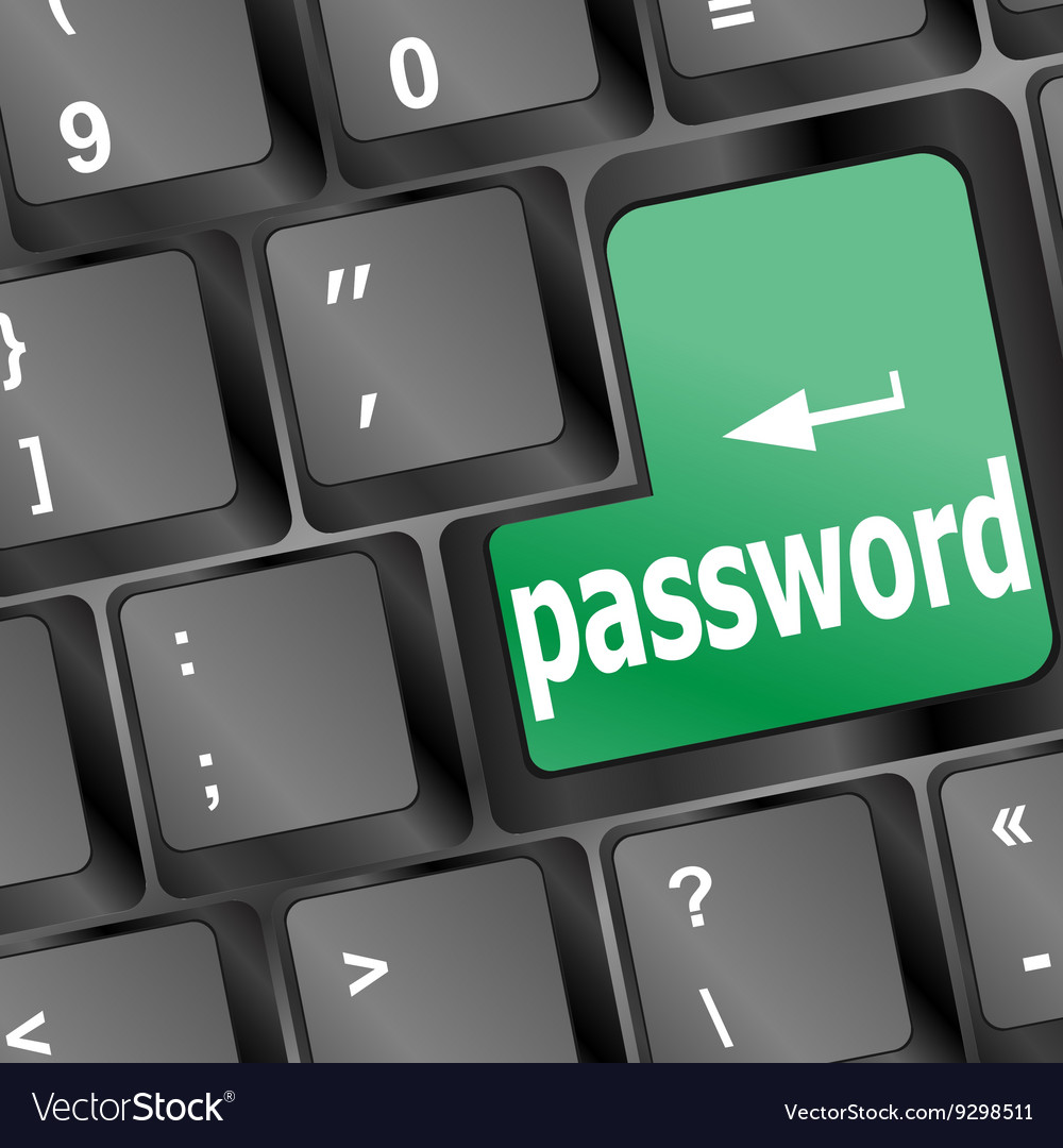 Concept of accessibility with password button