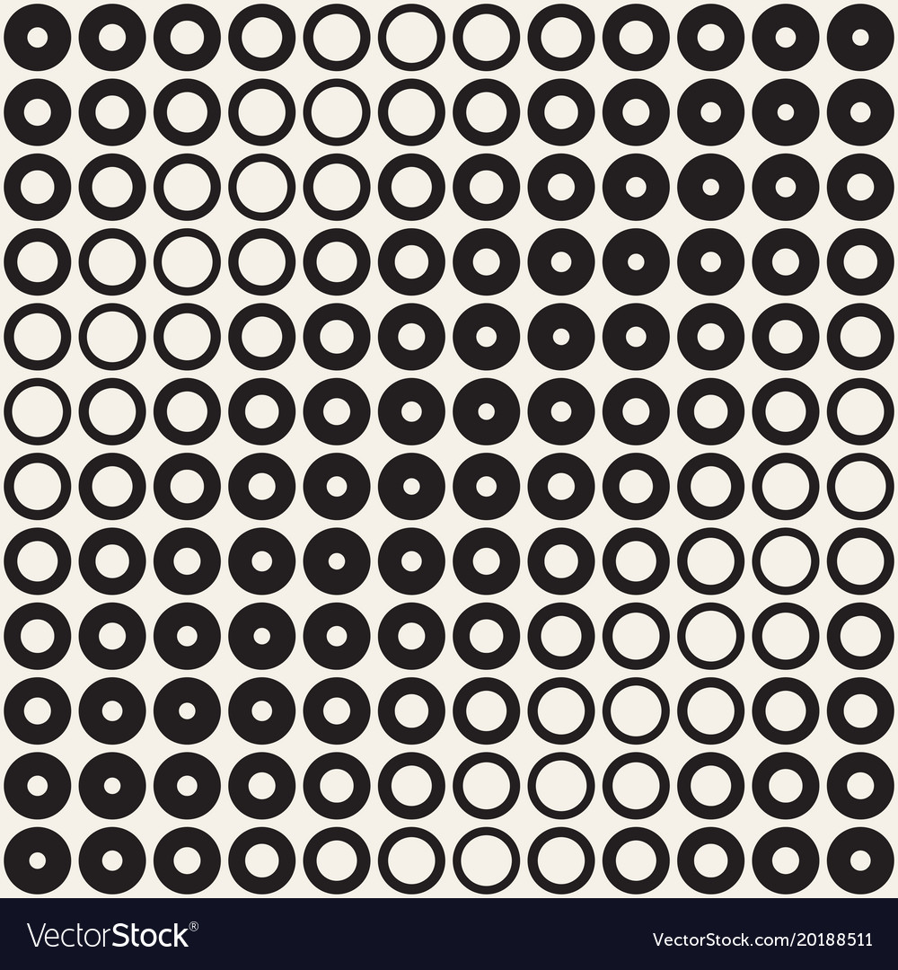 Halftone circles seamless pattern abstract